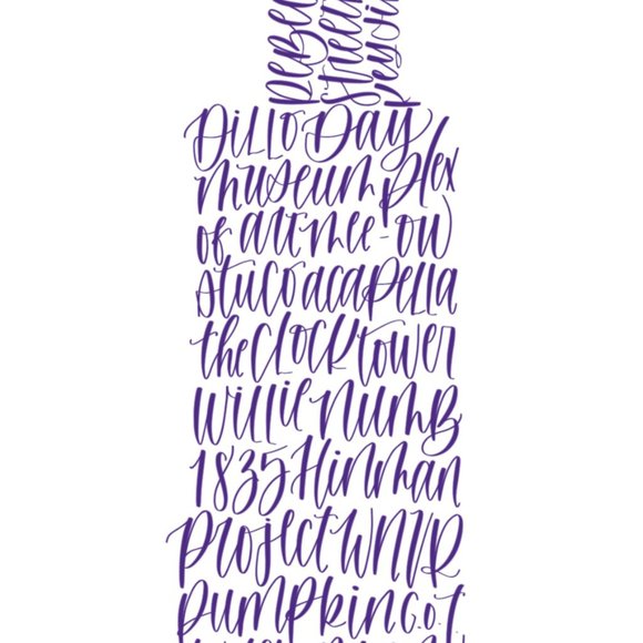 Northwestern University Word Art - Picture 3 of 3